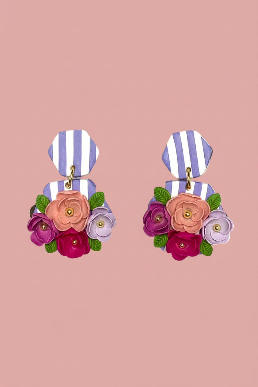 Stripes and Florals (Thistle)
