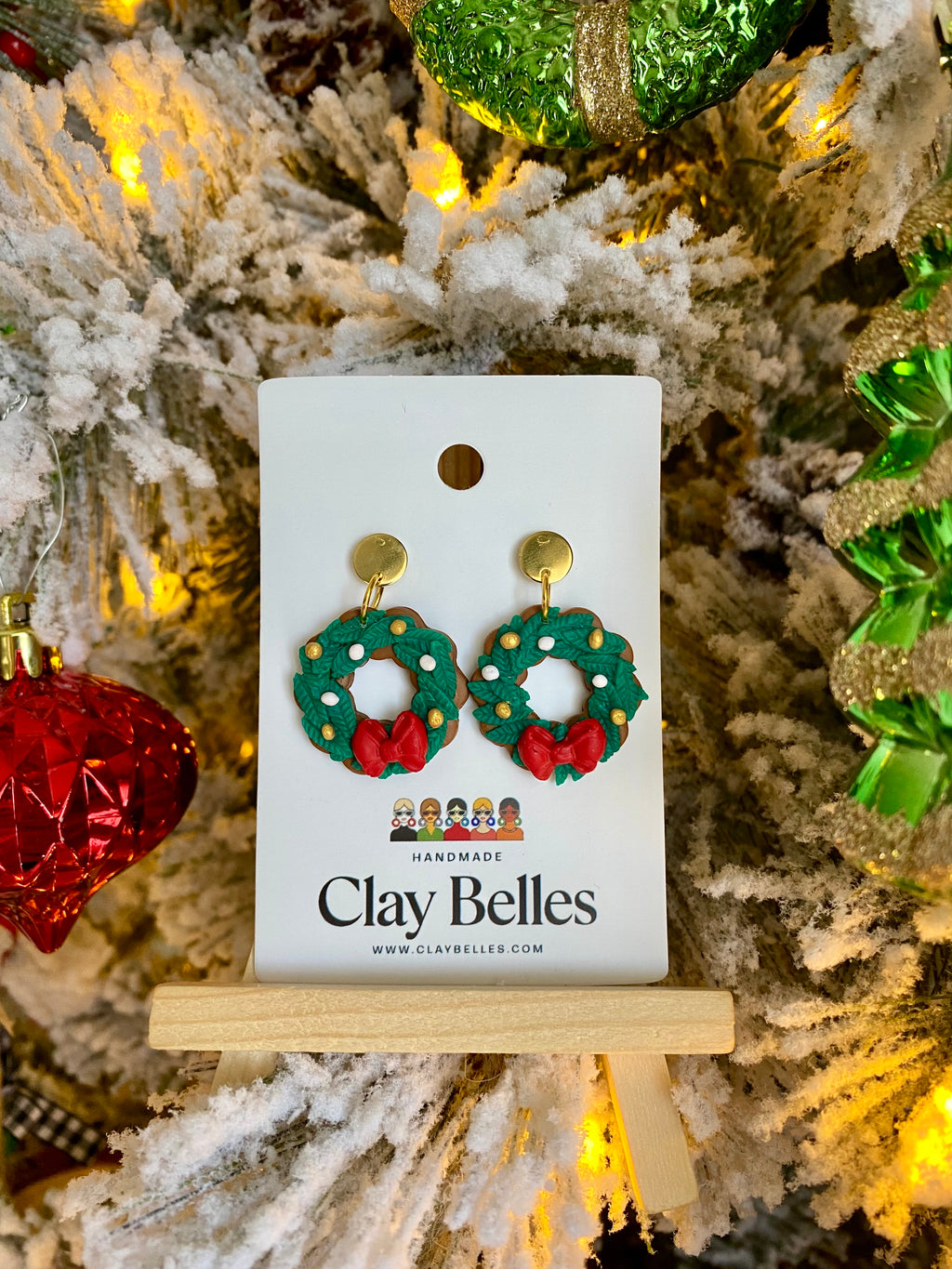 Christmas Wreath (Brown base)