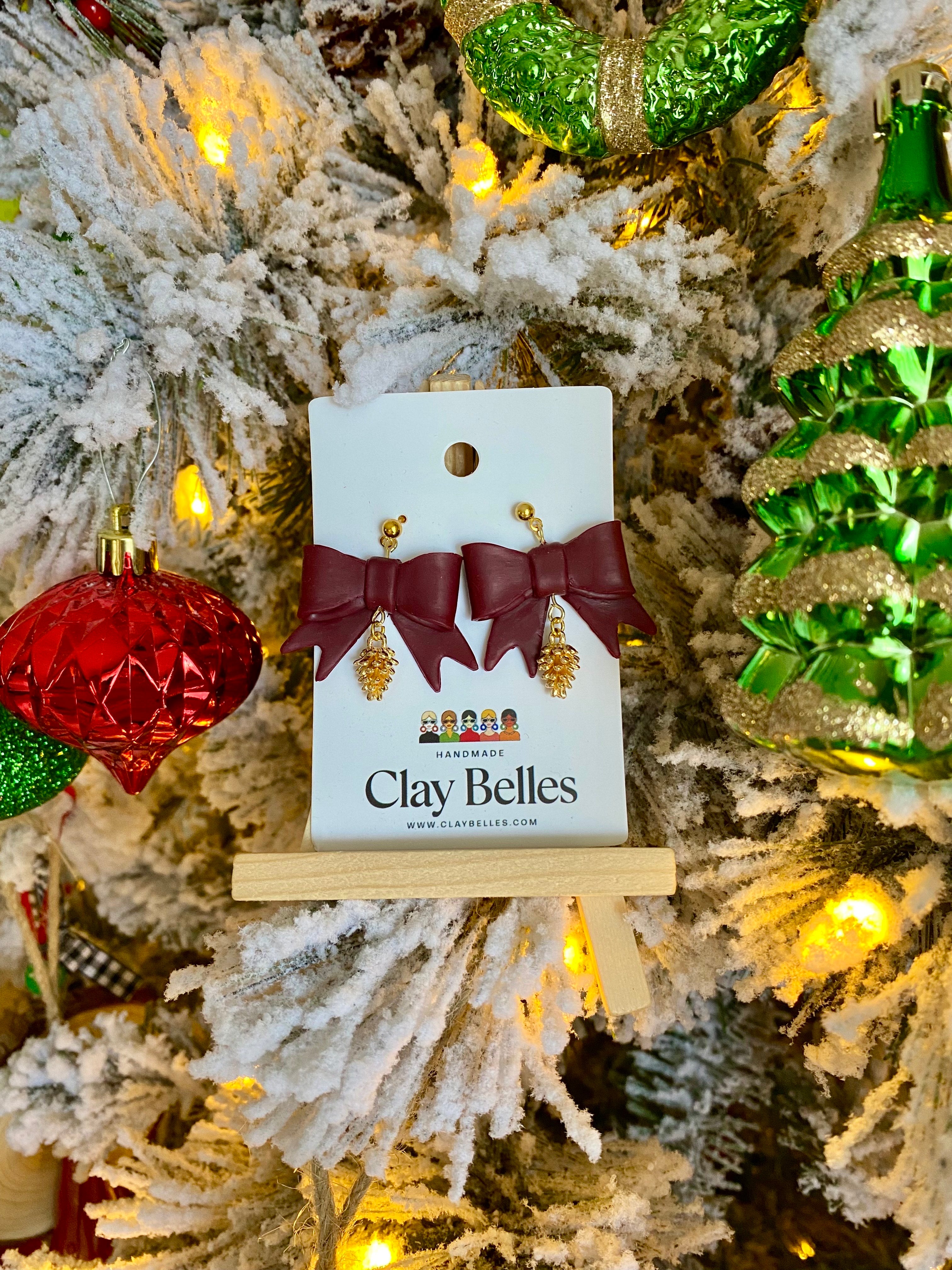 Ribbon and a Pinecone