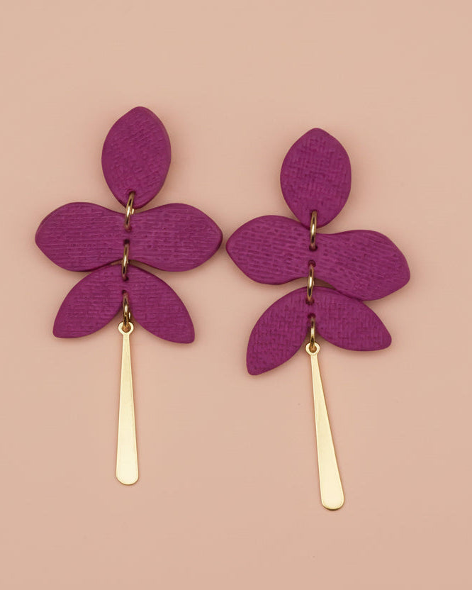 Five Petal Flower (Purple)