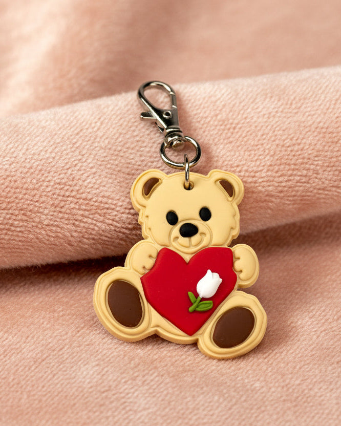 Personalized Teddy Bear Bag Charm