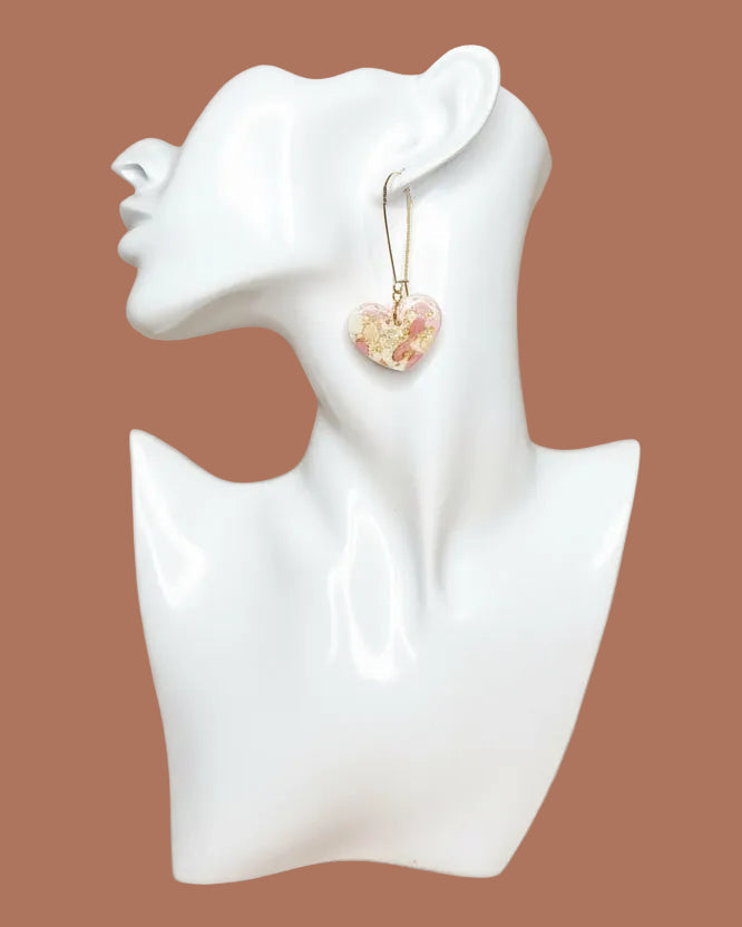 Heart Terrazzo Dangle