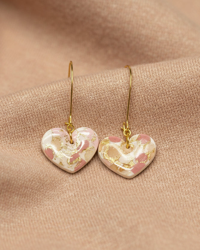 Heart Terrazzo Dangle