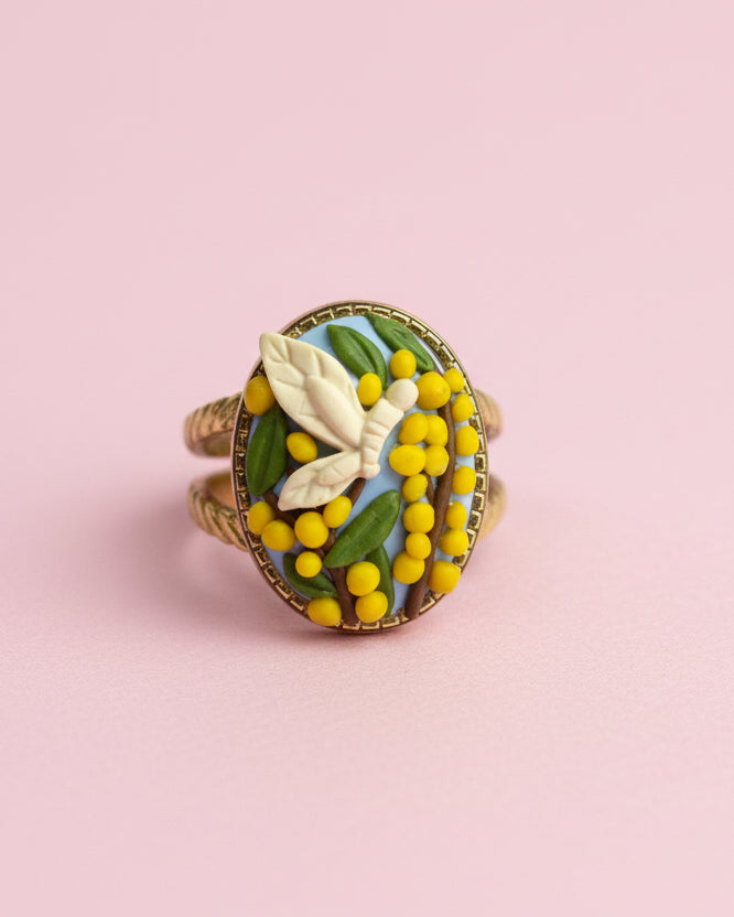 Butterfly on a Wattle Tree