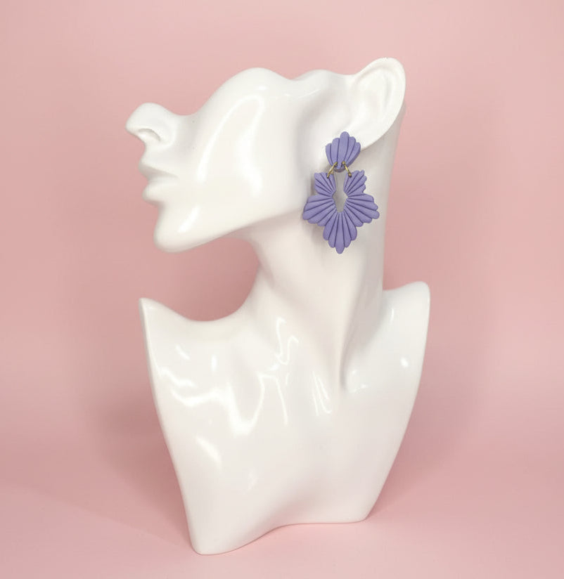 Flower Leaf Earring (Thistle)