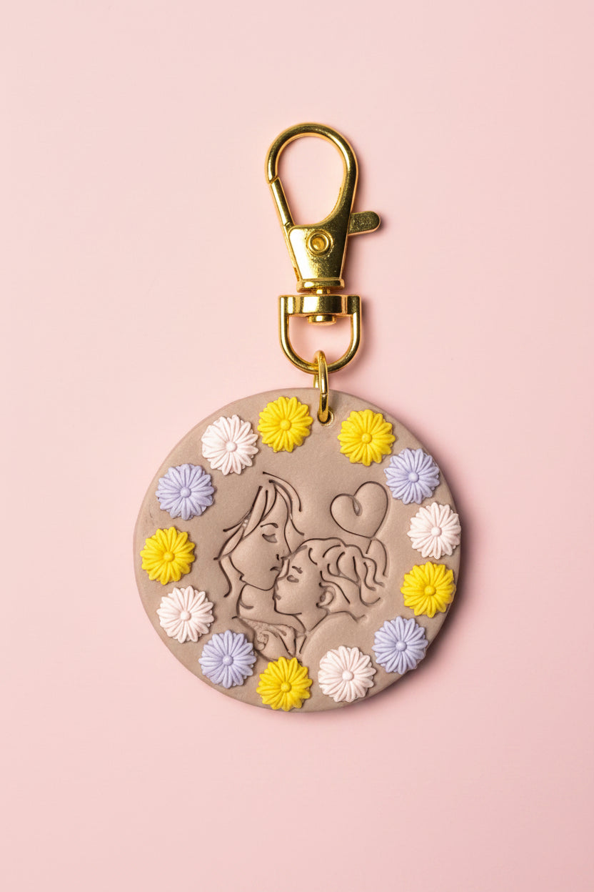 Mom and Me (Floral Round)