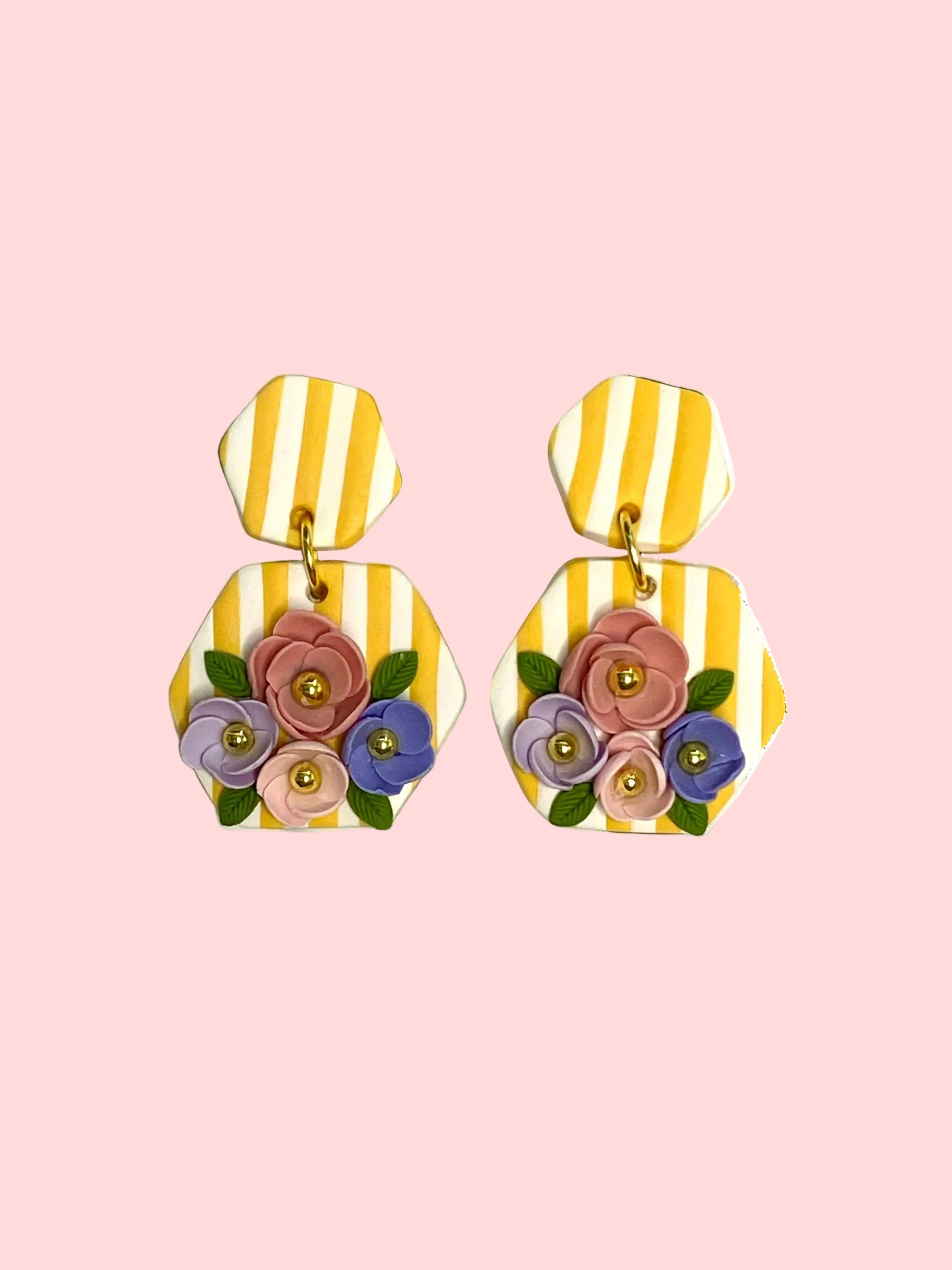 Stripes and Florals (Yellow)