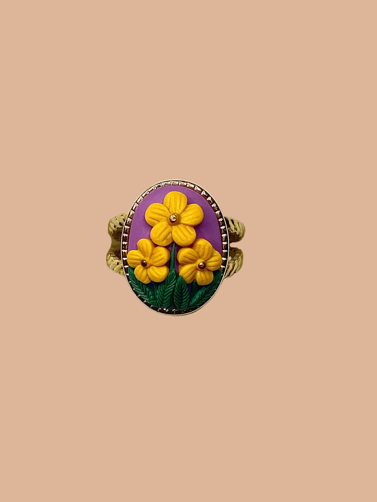 Trio of Flowers (Yellow)