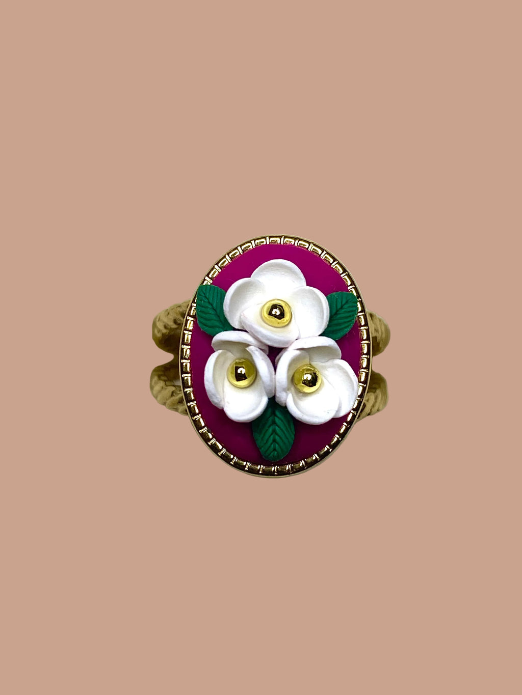 White Flowers (Fuchsia)