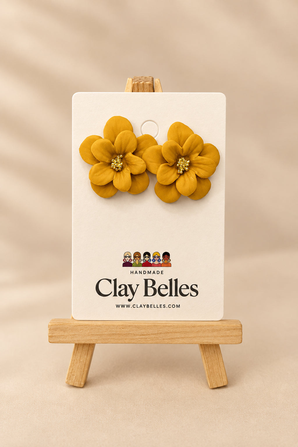 Mustard Flower Stud