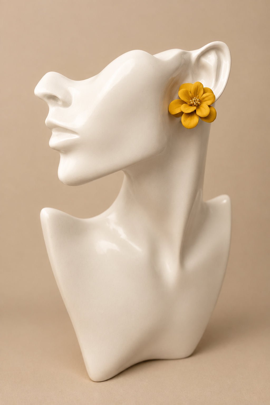 Mustard Flower Stud